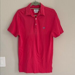 Southern Tide Vibrant Red Polo Shirt